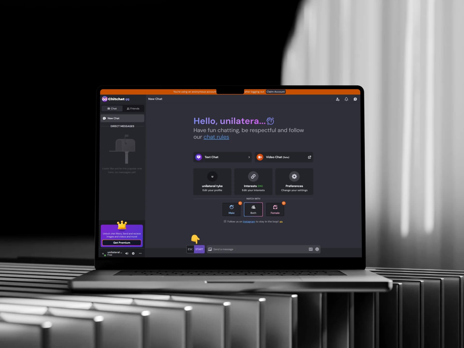 ChittChatt website