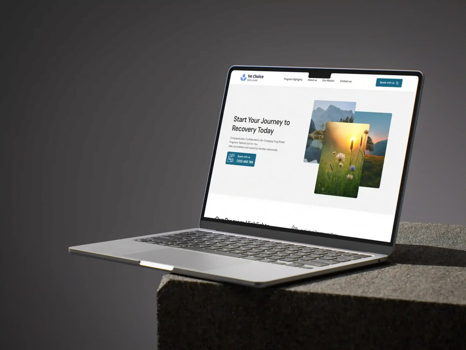 First Choice Detox Center website