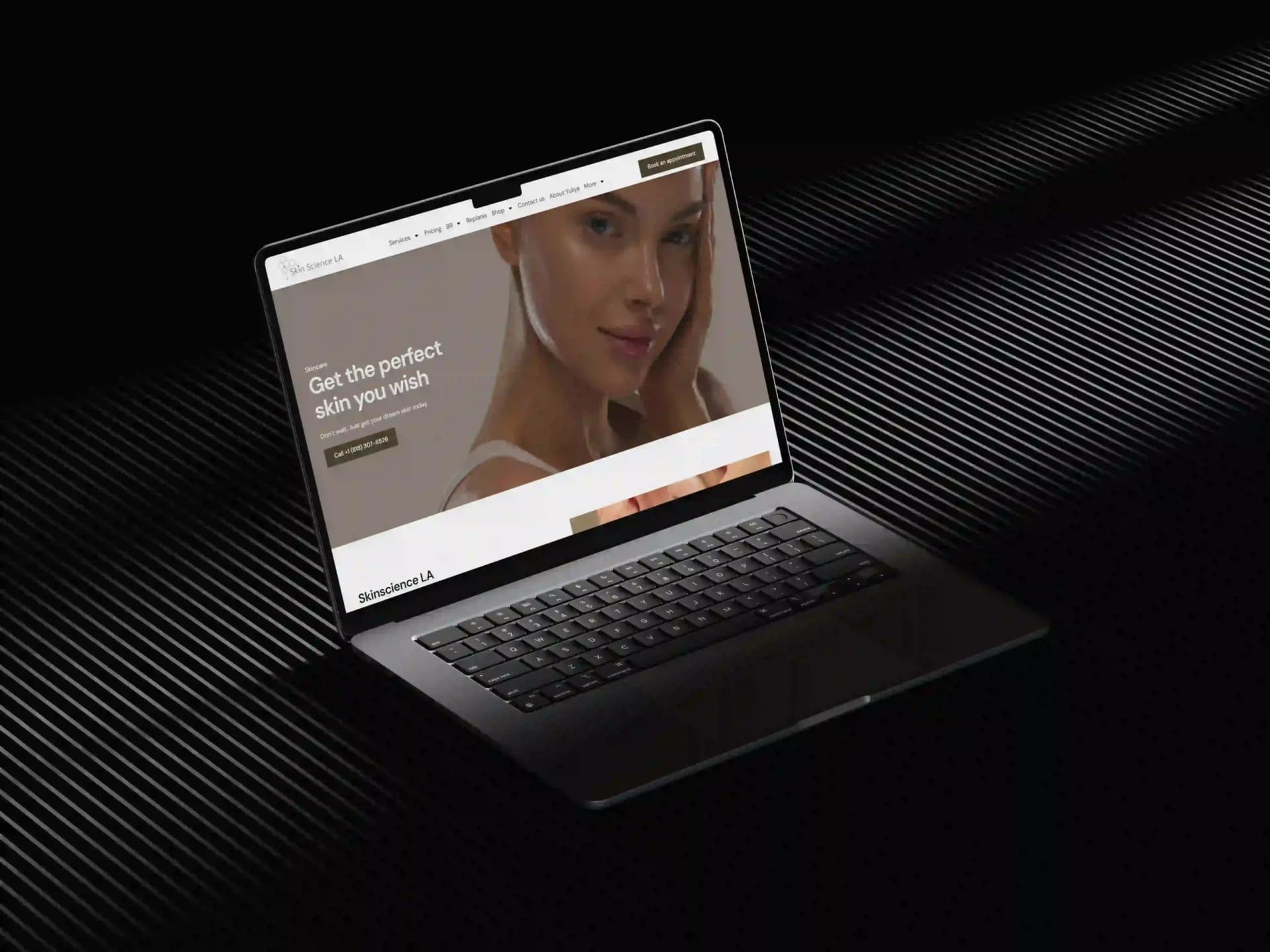 Skin Science LA website