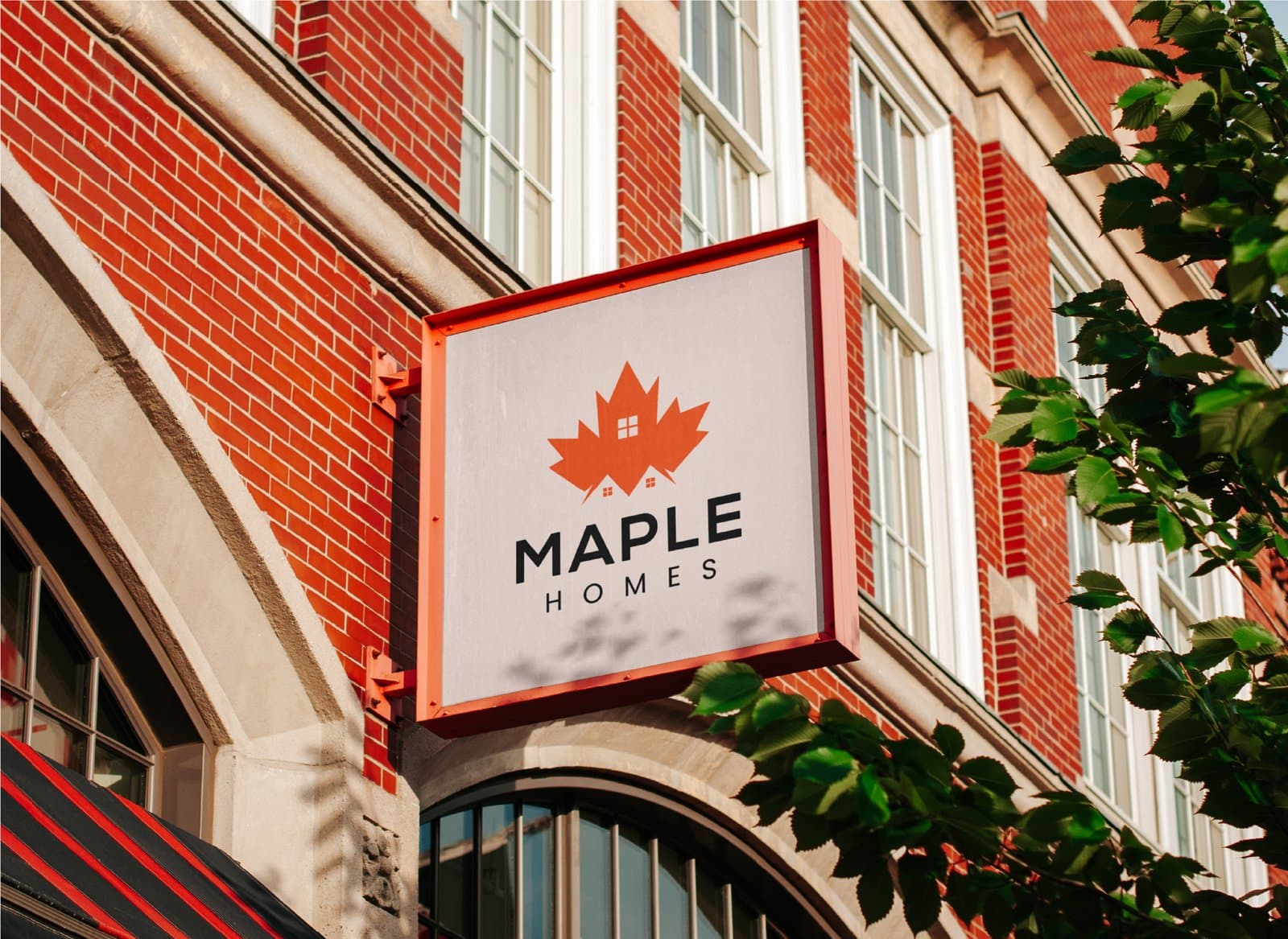 Maple Homes branding