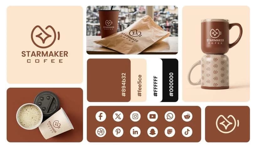 Starmaker Coffee branding
